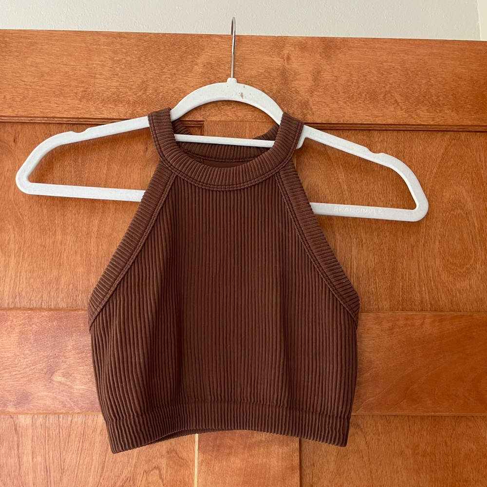 COPY - Aerie Superchill Seamless High Neck Bra Top